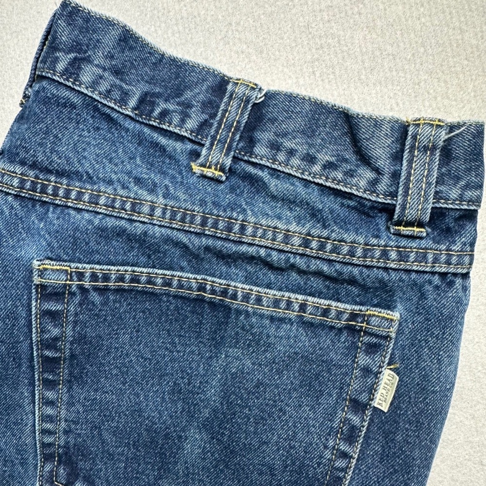 Red Head Brand Co Jeans Mens 38x32 Blue Straight Leg Medium Wash Workwear Denim